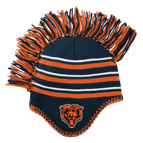 Chicago Bears Preschool Mohawk Stripe Knit Hat - Navy