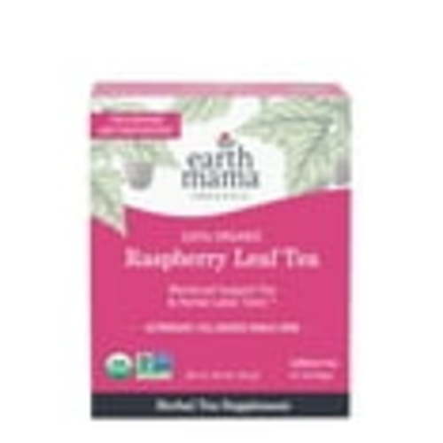 Earth Mama Organic Herbal Raspberry Leaf Tea for Pregnancy, 16 Tea Bags