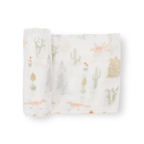 Cotton Muslin Swaddle Blanket - Desert Night