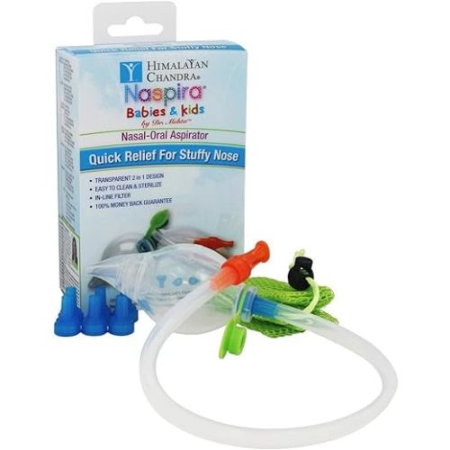 Himalayan Chandra Naspira, Neilmed, Nasal-Oral Aspirator, Babies and Kids, 1 Count