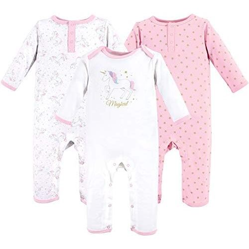 Hudson Baby baby-girls Cotton Coveralls