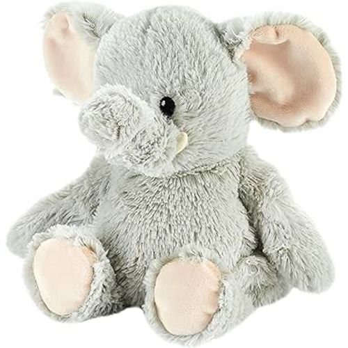 Warmies Gray Elephant Microwavable, Hot or Cold for Cool Relaxation and Warm Relief, Lavender Scented Cozy Plush Animal