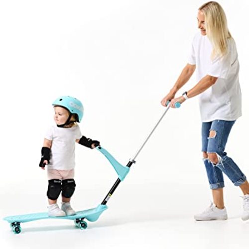 Ookkie Kids Learner Skateboard, Helps Develop Balance & Self Confidence, 4-in-1 Skateboard, Easy Setup, Gift Idea