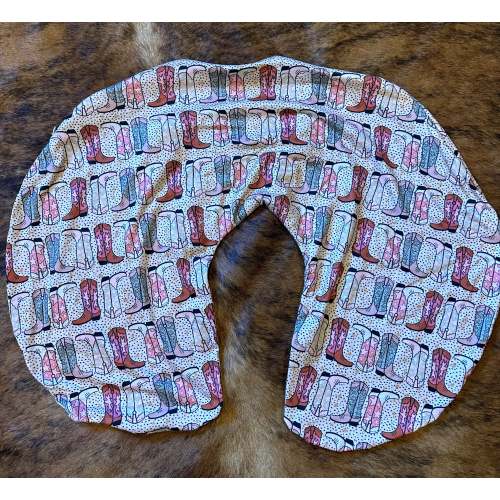 Cowgirl boots baby boppy pillow cover