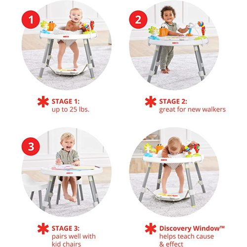 Skip Hop Baby Activity Center: Interactive Play Center with 3-Stage Grow-with-Me Functionality, 4mo+, Explore & More