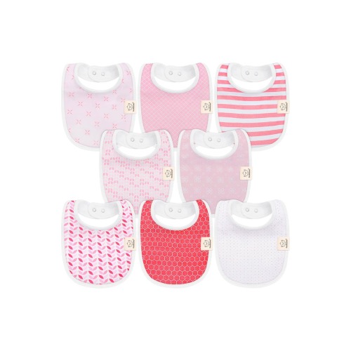 8-Pack Baby Drool Bibs