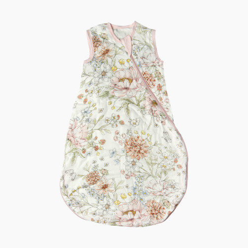 Loulou Lollipop Muslin Sleep Bag 1 TOG - Secret Garden, Muslin Sleep Bag, 3-12 M