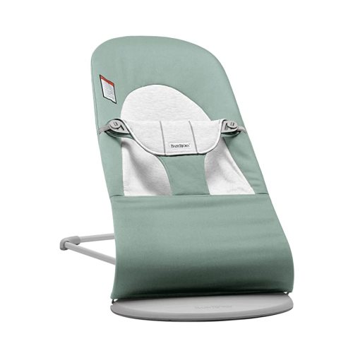 BabyBjörn Bouncer Balance Soft, Cotton/Jersey, Green/Grey