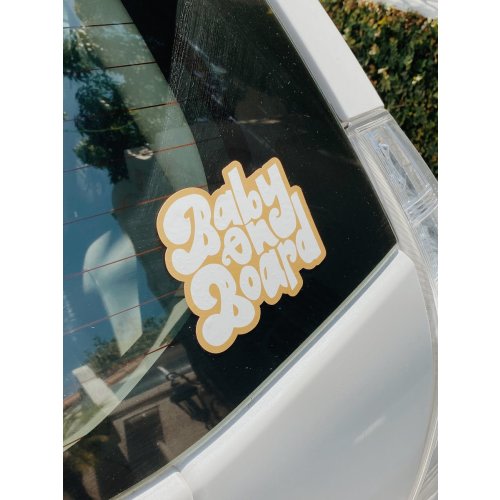 Baby on Board Decal