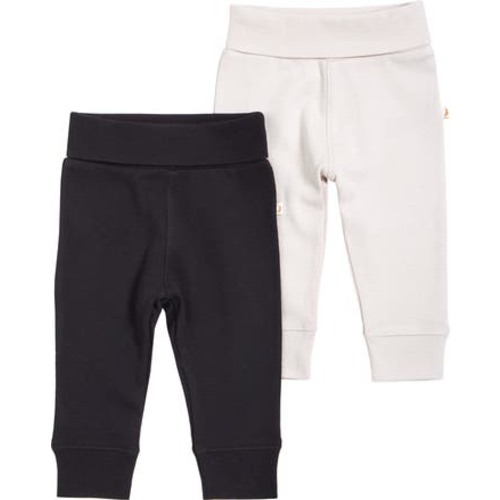 2-Pack Foldover Cotton Pants, 6M