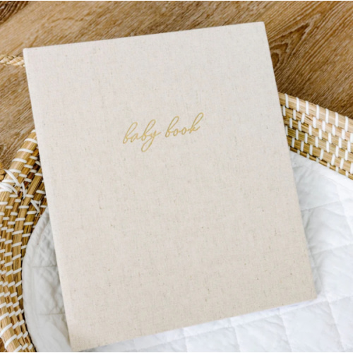 First Year Baby Memory Book - Sand