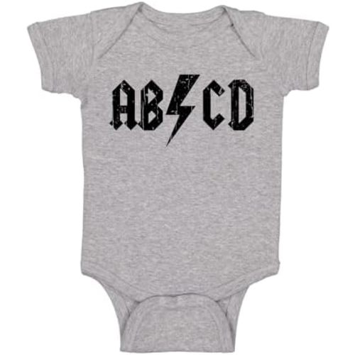 ABCD Alphabet Rock And Roll - Funny Baby Essentials Bodysuit - Baby Boy Clothes Newborn Outfits