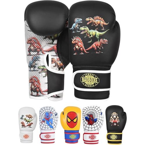 Kids Boxing Gloves 6oz | Youth Gloves for Kickboxing, Muay Thai, MMA | Children's Bag Gloves for Punching Bag