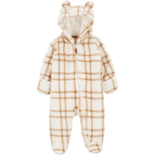 Carter's 0-9 Months Hooded Sherpa Bunting Pram