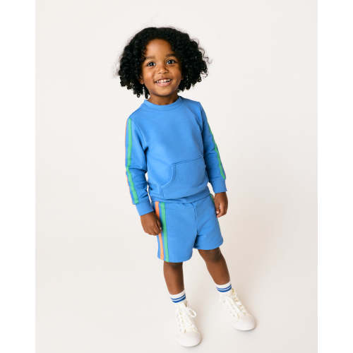 Little Sleepies Major Blue Pocket Crewneck