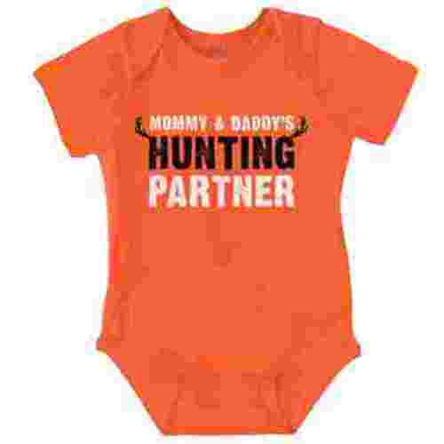 Mommy and Daddy's Hunting Partner Romper Boys or Girls Infant Baby Brisco Brands NB