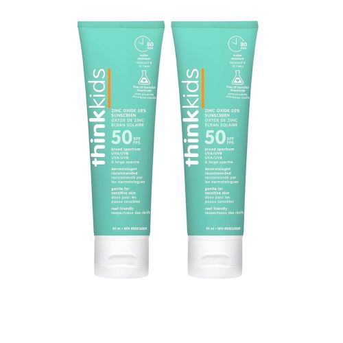 Thinksport Kids Safe Sunscreen SPF 50+ (3 ounce) (2 pack)