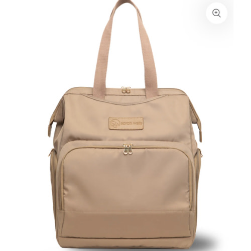 Norah Backpack (Latte) – Sarah Wells Bags