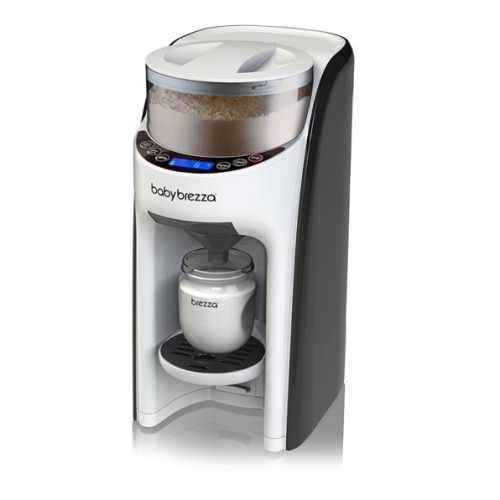Baby Brezza New and Improved Formula Pro Advanced Formula Dispenser Machine - Automatically Mix a Warm Formula Bottle Instantly - Easily Make Bottle with Automatic Powder Blending, White