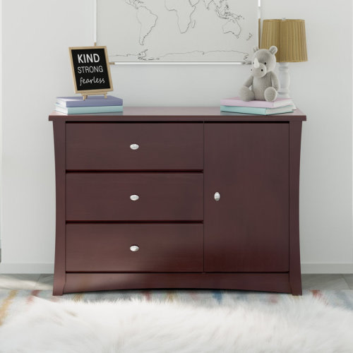 Storkcraft Crescent 3 Drawer Combo Dresser & Reviews | Wayfair