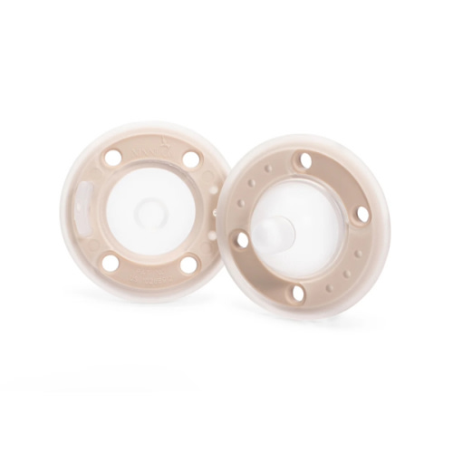 Ninni Pacifier- Oatmeal 2 Pack Pacifier Like Breast – Ninni Co