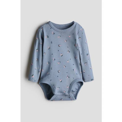 PRINTED COTTON BODYSUIT