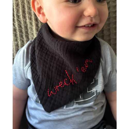 Texas Red and Black Football Game Day Bib