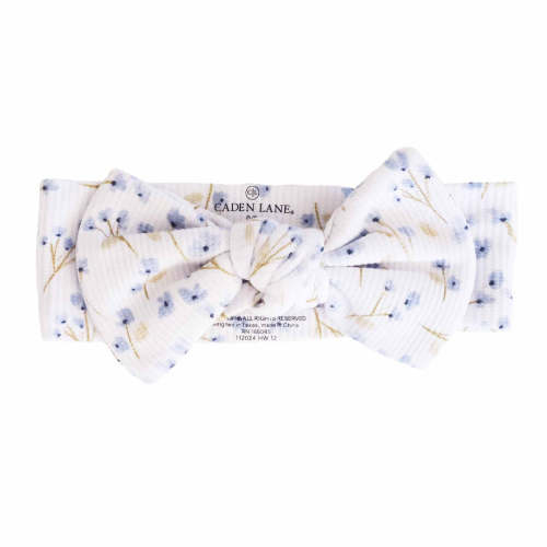 Blake's Blooms Waffle Bamboo Knit Large Bow Headwrap