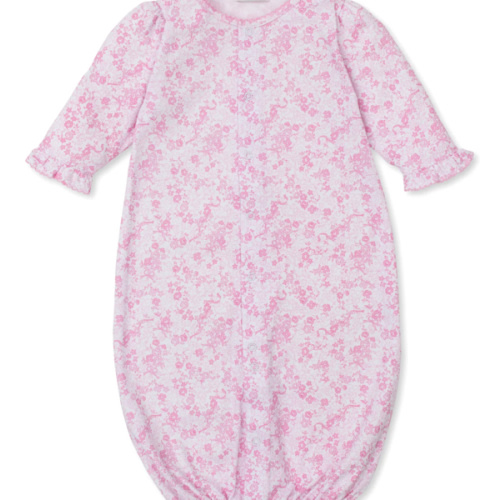 Old English Roses Pink Convertible Gown