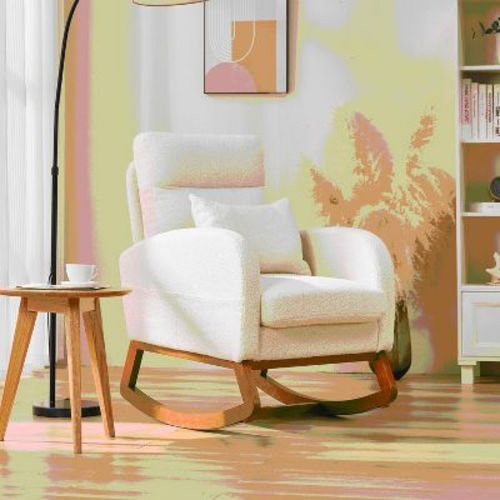 Erommy Rocking Chair Indoor,beige