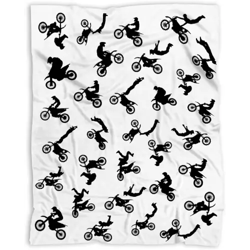Motorcycles Dirt Bike Baby Blanket Gifts Super Soft Swaddle Newborn Cozy Baby Receiving Blanket Stroller Throw Blanket 40x30 in for Puppy