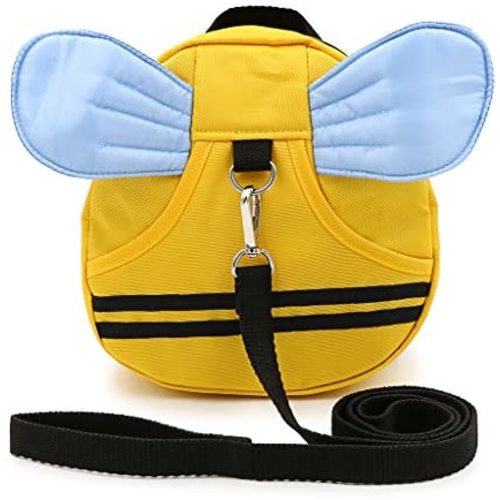 Hipiwe Baby Walking Safety Harness Reins Kid Toddler Strap Backpack Child Safety Harness Assistant with Leash Bee Backpack with Wings