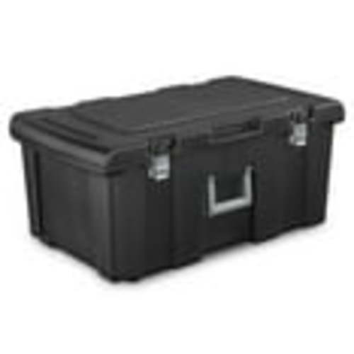 Sterilite Footlocker Plastic Adult, Black
