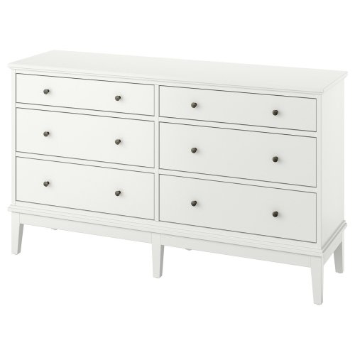 IDANÄS 6-drawer dresser - white 63 3/4x19 5/8x37 3/8 "