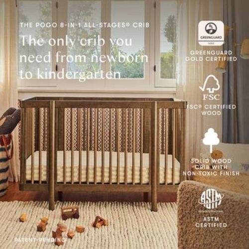 Babyletto Pogo 8-in-1 Convertible Crib with All-Stages Conversion Kits