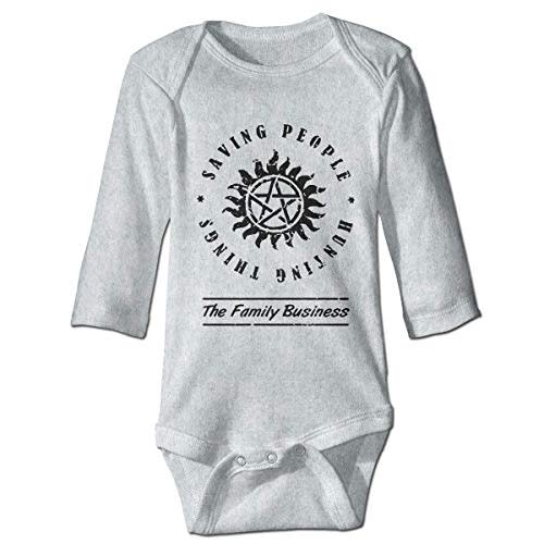 LittleHorn Supernatural Saving People Hunting Things Baby Tiny Rompers Long Sleeve Jumpsuit