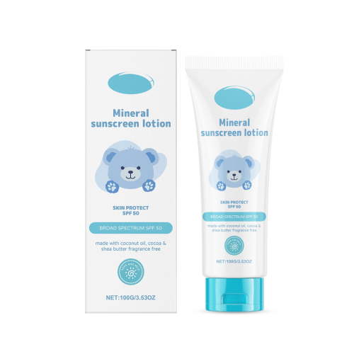 Baby Sunscreen, Premium SPF 50 Mineral Lotion, Natural Zinc Oxide, Fragrance-Free, Hypoallergenic and Dermatologist Tested, Water-Resistant, Vegan, Sensitive Skin - For Babies, Kids & Family