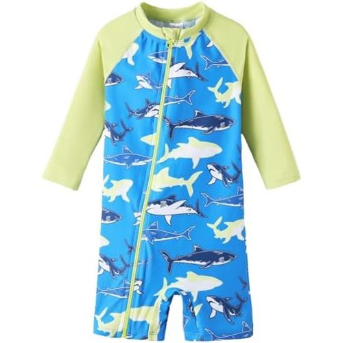 UMELOK Baby Boy Swimsuit UPF 50+ Sun Protection Rash Guard Swimwear