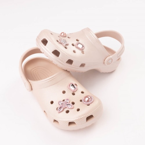 Crocs Classic Gemstone Clog - Little Kid / Big Kid - Pink Quartz