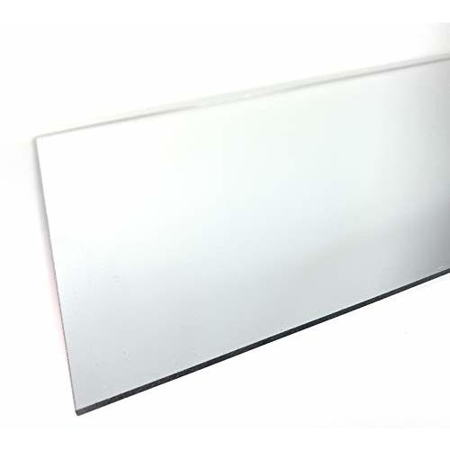 E.H.C 12" x 24" ⅛” Acrylic Plastic Mirror Sheet with Finished Polished Edges (1)