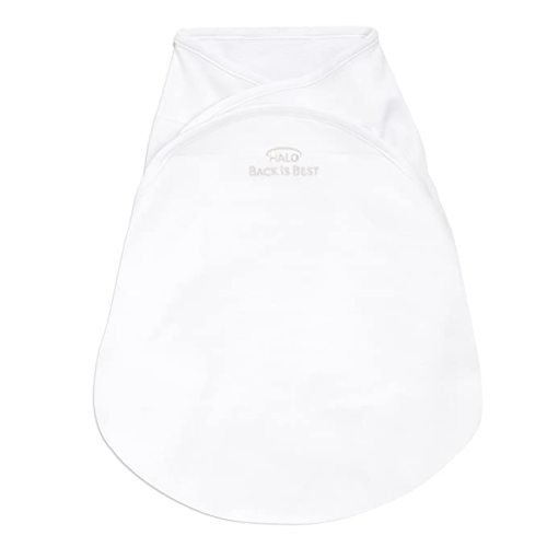 HALO SwaddleSure Adjustable Swaddling Pouch, TOG 1.0, White, Newborn, 0-3 Months