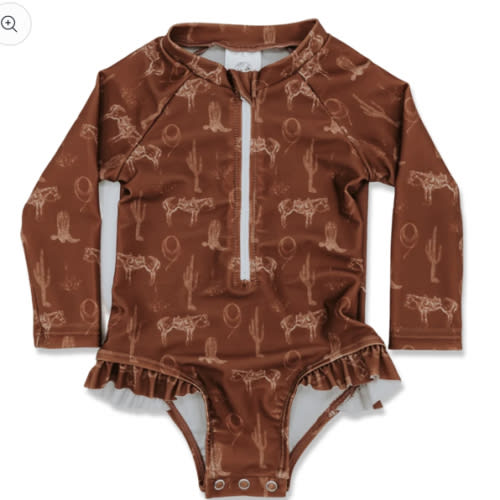 Desert Dreams Infant Long Sleeve Swimsuit – Cowkid Clothing Company