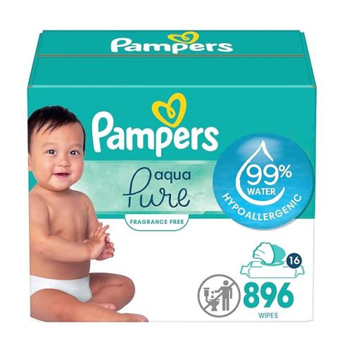 Pampers Aqua Pure Sensitive Baby Wipes