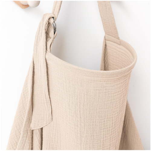 Muslin Nursing Covers for Breastfeeding,Privacy Breast Feeding Cover with Arch Neckline,Cotton Nursing Apron