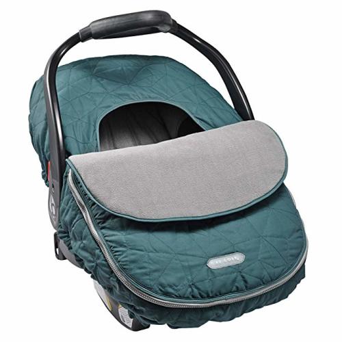 JJ Cole Car Seat Cover, Teal Fractal