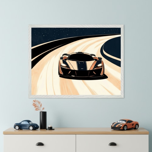 Car Wall Art for Nursery and Kids Rooms - Shop Now!