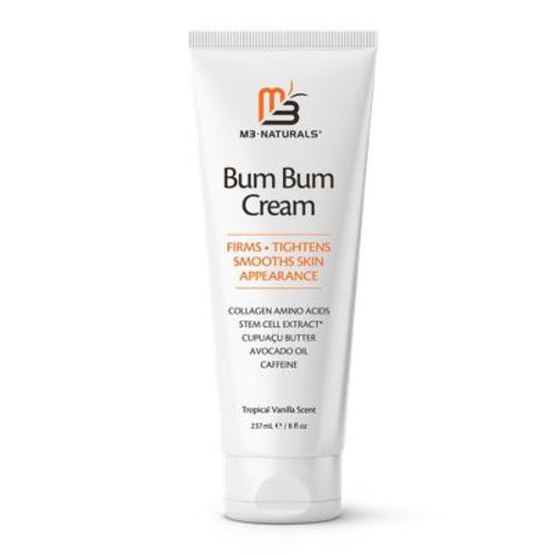 Bum Bum Cream Massaging Lotion, Antil Cellulite Cream For Thighs And Body, Skin Tightening Cream, M3 Naturals, 8 Fl Oz