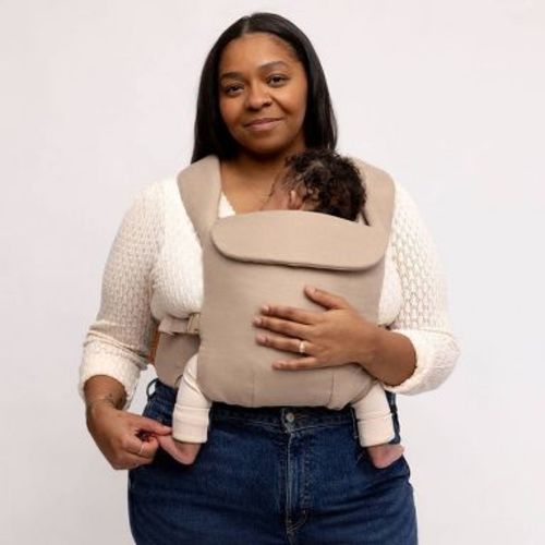 Wildbird Aerial Carrier - 2 Months & Up - Desert Lark - XS - XL: Linen, Back Carrier, Adjustable Harness, Padded Shoulder Straps