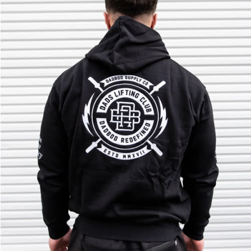 Dads Lifting Club Zip Up Hoodie