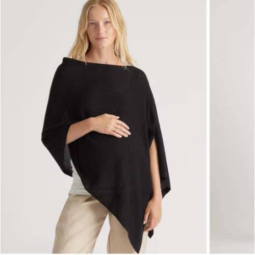 Lightweight Cotton Cashmere Nursing Shawl